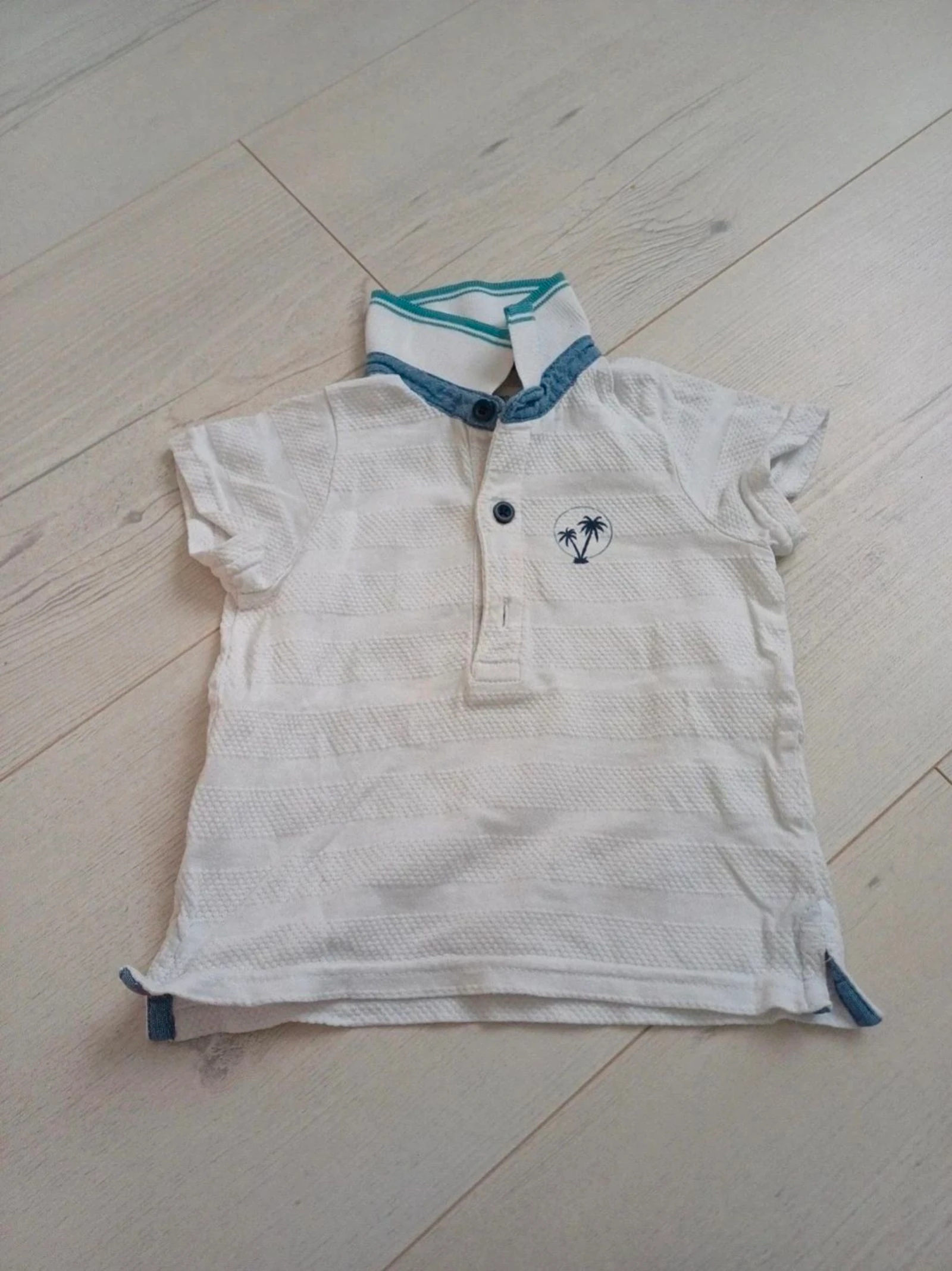 Polo blanc 12 mois